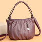 ⏳Time-Limited Special⏰ Pleated Bucket Leather Handbag – Soft Material, Adjustable Strap & Chic Casual Style ✨