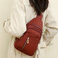 Women's Vintage Leather Chest Bag