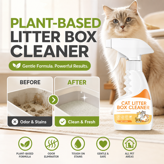 🎁BUY 2 GET 1 FREE🔥Odor-Free Cat Litter Box Cleaning Spray