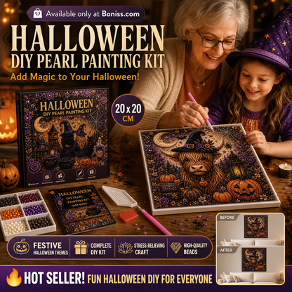 🔥HOT SALE 50%OFF🎃Halloween Synthetic Pearl Painting DIY Kit