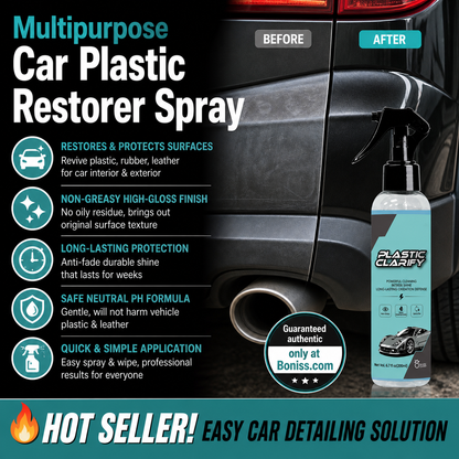 🔥🔥Multipurpose Efficient Car Plastic Restorer Spray