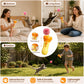 🥳2026 HOT SALE🥳💞50K+ SOLD!⏳✨Electric Cat Wand Toy for Indoor Cats, 2026 New Interactive Automatic Retractable Cat Teaser with Plush Ball, Fuzzy Ball Launchers Enrichment Toy for Kittens Adult Multi Pet Households
