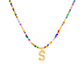 🔥LAST DAY 49% OFF🌈 Letter Beaded Necklace for Women🔤A-Z