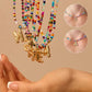 🔥LAST DAY 49% OFF🌈 Letter Beaded Necklace for Women🔤A-Z