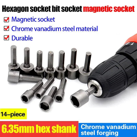 🔥 HOT SALE💞50K+ SOLD!🔧 50% OFF! 14-Piece Socket Wrench Set – Powerful hex grip, fits all common sizes. DIY repairs, save on garage costs. A must-have! 🛠️💰