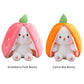 🎁EASTER SALE – ONLY £9.99!!🐰🎉50K+ SOLD!🍓🐰 50% OFF! Strawberry Bunny Plush – Transforms into little rabbit! Soft, cute & cuddly. Perfect gift for kids or grandkids. 🎀✨