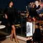 🎉LAST DAY SALE -70% OFF👗Womens A-Line Velvet Lace Overall Pleated Babydoll Mini Dress