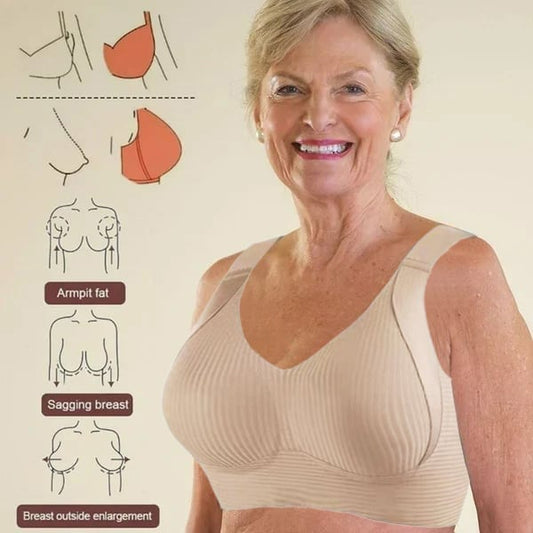 🎁 Last Day Buy 1 Get 3 Packs🔥 Super firming bra | Wire-free push-up bra 👍 No more sagging breasts