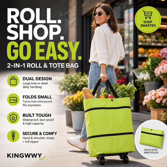 🔥HOT SALE 50% OFF🔥Foldable 2-in-1 Shopping Bag