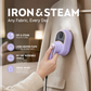 👔 LIMITED-TIME 50% OFF! 🔥 Mini Foldable Steam Iron – Dual Function, 50ml Tank, Rotatable Handle ✈️