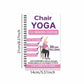 📓At-Home Fitness Journal💞30-Day Chair Yoga Weight Loss Spiral-Bound Notebook & Step-by-Step Exercise Guide