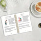📓At-Home Fitness Journal💞30-Day Chair Yoga Weight Loss Spiral-Bound Notebook & Step-by-Step Exercise Guide