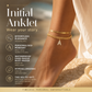 🥳2026 HOT SALE🥳💞50K+ SOLD!⏳✨Initial Letter Design Anklet Set for Women