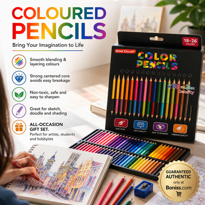 🥳2026 HOT SALE🥳💞50K+ SOLD!⏳✨12/24/36/48/72/120 Colors - Colored Pencils