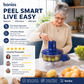 🥔 50% OFF! 🔪 Automatic electric peeler – Cordless & multifunctional – Peels fruit, vegetables & garlic – ideal for potatoes, apples & grapes – safe, fast & effortless 🍎✨