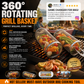 🔥🍖 Limited Time BBQ Deal – 360° Rolling Grilling Basket | Non-Stick Rotisserie Grill Basket for Meat, Vegetables & More