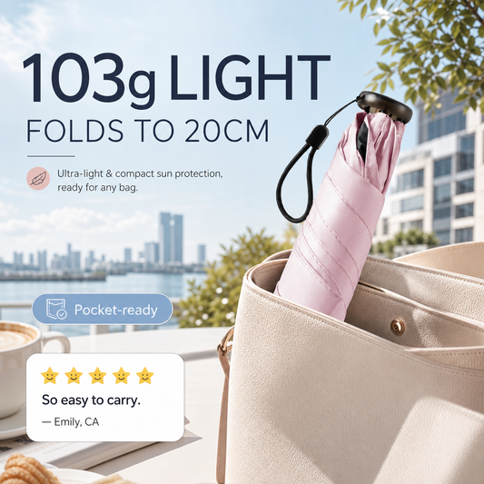 🏆 Last Day Special Price £11.99 ! 🔥🎁Ultra-Lightweight Compact All-Weather Umbrella