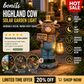 🐮✨ Solar Highland Cow Night Light – Adorable Garden Lantern That Glows Automatically at Night