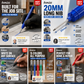 🖊️🔧 Precision Long Nib Marker – Waterproof Deep-Reach Pen for Tile, Wood & Tight Spaces