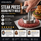 🔥60% OFF!🥩Steak Press Round Patty Mold | Food‑Grade 304 Stainless Steel Burger Patty Maker