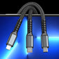 🔥Special Price🎁Transparent Luminous 3-in-1 Super Fast Charging Cable