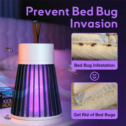 🔥2026 HOT SALE ⚡50K+ SOLD!  USB / Rechargeable Mosquito & Fly Trap Lamp