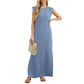 🔥Hot Sale🔥Women Loose Split Wrinkle-Free Long Dress
