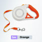 Retractable Dog Lead with Safety Light | Escape-Proof Brake Lock & 360° Visibility | Ideal for Evening Walks in Rainy Weather