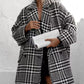 Women's Classic Plaid Pattern Loose Casual Jacket Coat