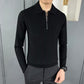 [Men’s Gift🎁] Men’s Half Zip Pullover Lapel Collar Casual Knit Top🔥