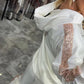 Women's casual suit with long sequins and hood