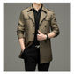 🎅Christmas Pre-sale🎁Men's Double Breasted Windbreaker Jacket🔥 Free Shipping🚀