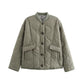 🎅Early Xmas Sales - 50% OFF🎄Women's Fashion Warm Button Down Cropped Jacket
