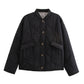 🎅Early Xmas Sales - 50% OFF🎄Women's Fashion Warm Button Down Cropped Jacket