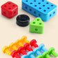 🧩🎁 GREAT GIFT - Children's Educational Screw Nut Assembly Building Toy