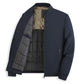Men's modern warm winter jacket with zip pocket