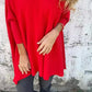 🌈 HOT SALE 🌈 Women's Long Sleeve Knitted V-Neck Loose Long Top