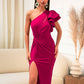 🎉 New Year 50% OFF 🛍️Sloped Shoulders Cut-Out Ruffle Sleeve Dress