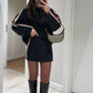 Trendy Long Sleeve Top & Mini Skirt 2-Piece Set