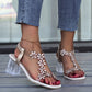 🎁Hot Sale⏳Fashion Elastic Women's Sandals with Rhinestones