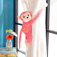 Creative Monkey Curtain Tieback with Snap Button