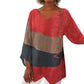 💖NEW ARRIVAL LIMITED TIME OFFER💖Women's Elegant Casual V-Neck Long Sleeve Artistic Pattern Print Top