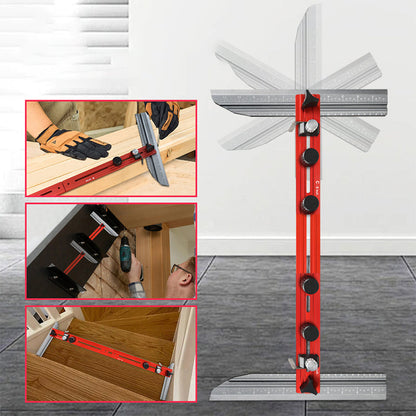 🔥HOT SALE 50% OFF🔥Adjustable Aluminum Alloy Stair Tread Template Tool