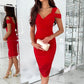🎉Limited Sale🎉Women's Slim Fit Sexy Off-Shoulder Bodycon Dress