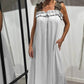 Women's Casual Sleeveless Maxi Dress with Pockets