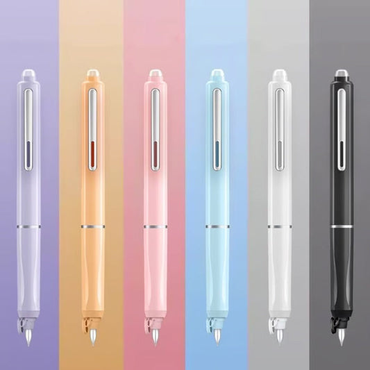 🎁 Best gift idea-Upgrade your writing!🔥Retractable Fountain Pen