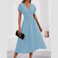 🎉Limited Sale🎉Women's V-neck Nipped-in Waist Dress