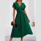 🎉Limited Sale🎉Women's V-neck Nipped-in Waist Dress