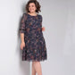 🎉Mother's Day Special Offer 💐Women's Casual Round Neck Printed Dress