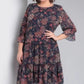 🎉Mother's Day Special Offer 💐Women's Casual Round Neck Printed Dress